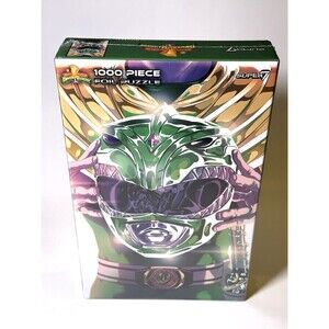 Super7 GREEN POWER RANGERS FOIL 1000 Piece Puzzle ***IN-STOCK*** TOMMY